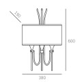 Kinkiet Elegancki Las Vegas W03728AU Cosmo Light