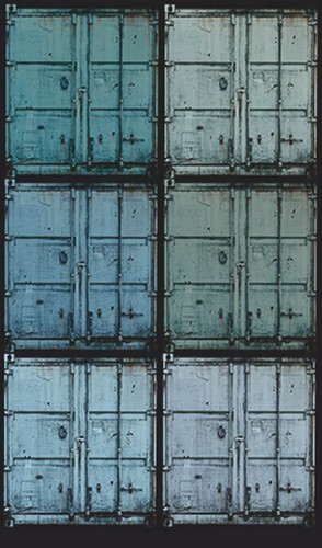 Fototapeta Blaszane kontenery Marburg 47217 Smart Art Easy