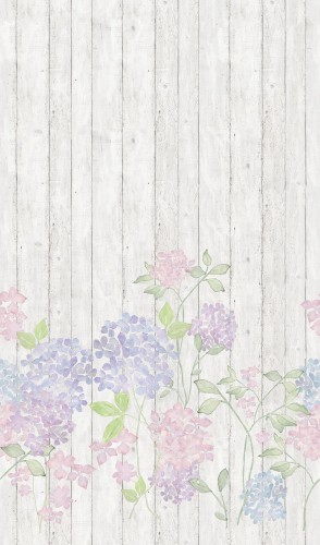 Fototapeta Kwiaty I Drewno Marburg 47265 Smart Art Easy