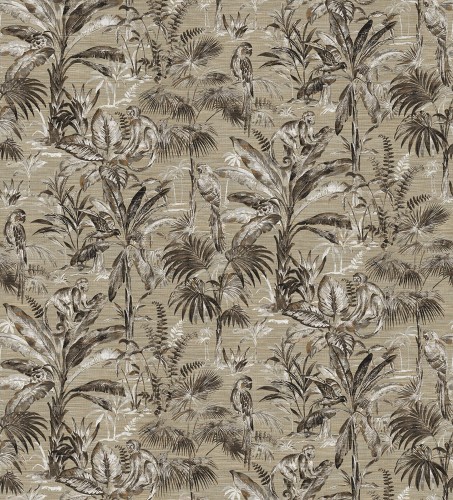 Mural małpy i papugi J&V 6593 Monkey 181 Lemuria