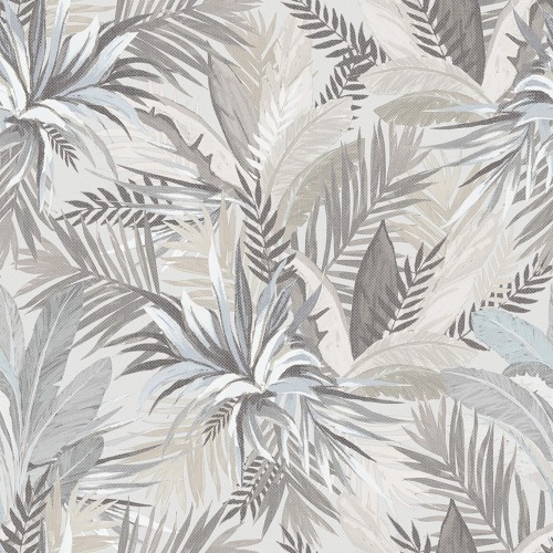 Tapeta Tropikalne Liście J&V 6510 Banano & Felci 181 Lemuria