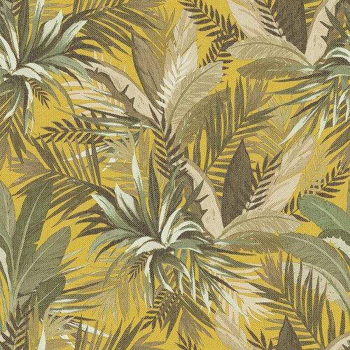 Tapeta Tropikalne Liście J&V 6513 Banano & Felci 181 Lemuria