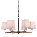 Ekskluzywna lampa wisząca Stockholm P06636BK AU Cosmo Light