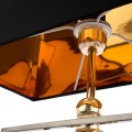 Nowoczesna lampa stołowa Quito T01939BK AU Cosmo Light