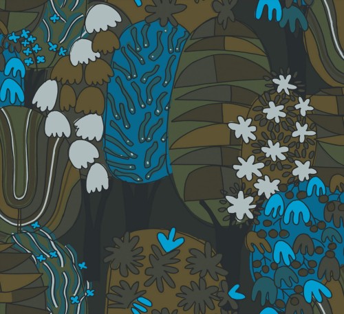 Tapeta Roślinna Elitis TP322 05 Broceliande Les Petites Histoires