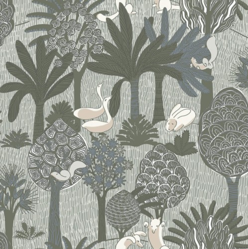 Tapeta Zwierzęta Elitis TP324 01 Renard & Co Les Petites Histoires