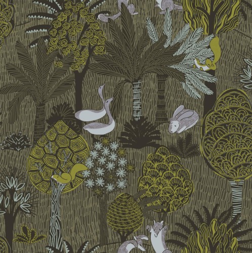 Tapeta Zwierzęta Elitis TP324 05 Renard & Co Les Petites Histoires