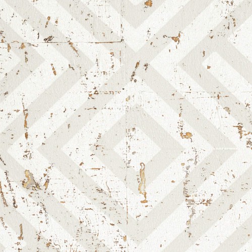 Tapeta Geometryczna Naturalny Korek Elitis RM988 01 Labyrinthe Essence De Liege