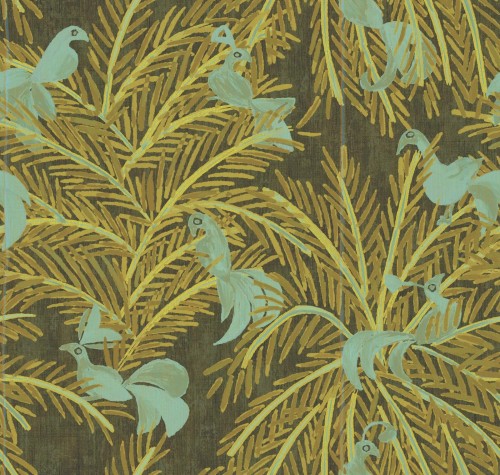 Tapeta Ptaki I Palmy Elitis VP923 04 La Californie Volver