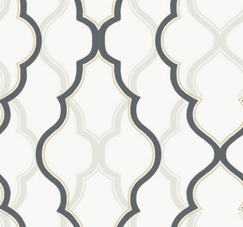 Tapeta Koniczyna Marokańska York CI2391 Double Damask Candice Olson Modern Artisan 2