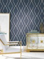 Tapeta Koniczyna Marokańska York CI2393 Double Damask Candice Olson Modern Artisan 2