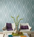 Tapeta Koniczyna Marokańska York CI2394 Double Damask Candice Olson Modern Artisan 2