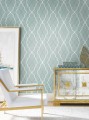 Tapeta Koniczyna Marokańska York CI2394 Double Damask Candice Olson Modern Artisan 2