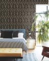 Tapeta Trejaż Bambusowy York CV4448 Riviera Bamboo Trellis Water's Edge