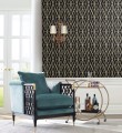 Tapeta Trejaż Bambusowy York CV4448 Riviera Bamboo Trellis Water's Edge