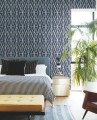 Tapeta Trejaż Bambusowy York CV4449 Riviera Bamboo Trellis Water's Edge