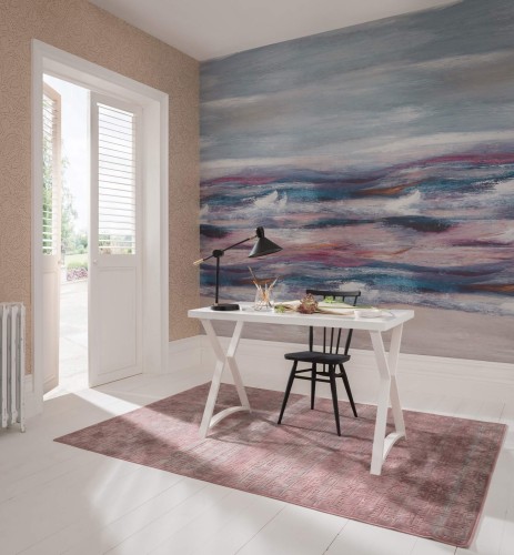 Mural Morskie Fale 1838 Wallcoverings 1905-123-02 Bellavista Azure Murals