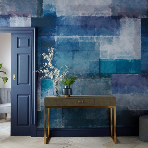 Mural Płyty 1838 Wallcoverings 1906-134-02 Spectrum Indigo Murals