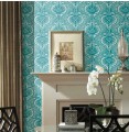 Tapeta Orientalny Damask York HO2151 Lotus Palm Ronald Redding Traveler