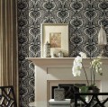 Tapeta Orientalny Damask York HO2155 Lotus Palm Ronald Redding Traveler