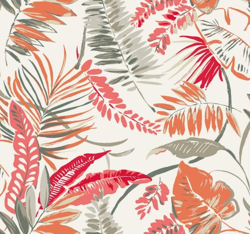 Tapeta Tropikalne Rośliny York TC2627 Tropical Toss Tropics Resource Library
