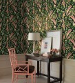 Tapeta Papugi I Liście York TC2651 Tropical Love Birds Tropics Resource Library