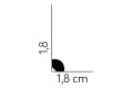 Listwa podłogowa MD235 Mardom Decor wys. 1,8cm