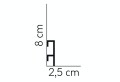 Listwa przypodłogowa QL019 Mardom Decor wys. 8cm