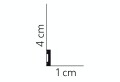 Listwa podłogowa MD011P Satyna Mardom Decor wys. 4cm