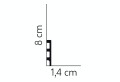 Listwa podłogowa MD014P Satyna Mardom Decor wys. 8cm