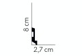 Listwa podłogowa MD024P Satyna Mardom Decor wys. 8cm
