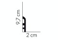 Listwa podłogowa MD355P Satyna Mardom Decor wys. 9,7cm