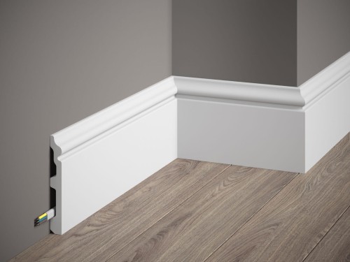 Listwa podłogowa MD358P Satyna Mardom Decor wys. 11,7cm