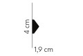 Listwa ścienna QL023 Mardom Decor wys. 4cm
