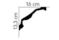 Listwa sufitowa ornament MDA138 Mardom Decor wys. 13,3cm