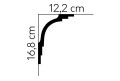 Listwa sufitowa MDB104 Mardom Decor wys. 16,8cm