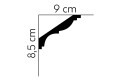 Listwa sufitowa MDB117 Mardom Decor wys. 8,5cm