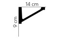 Listwa sufitowa MDB131 Mardom Decor wys. 9cm