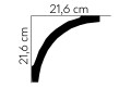 Listwa przysufitowa MDB155 Mardom Decor wys. 21,6cm