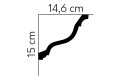 Listwa przysufitowa MDB214 Mardom Decor wys. 15cm
