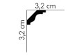 Listwa sufitowa elastyczna MDB135F Mardom Decor wys. 3,2cm