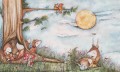 Fototapeta zwierzęta leśne WallArt Fox Hollow