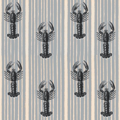 Tapeta Homary Mind The Gap MEDITERRANEAN LOBSTERS Light Grey WP30063 Sundance Villa Complementary