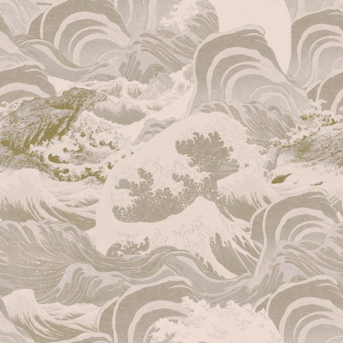 Tapeta Fale Mind The Gap SEA WAVES Neutral WP30061 Sundance Villa Complementary