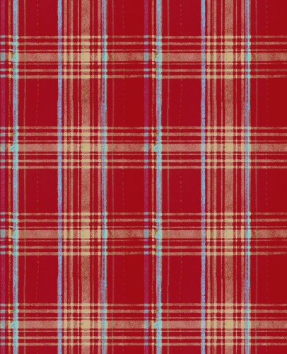 Tapeta Krata Mind The Gap SEAPORT PLAID Red WP30066 Sundance Villa Complementary
