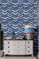 Tapeta Zygzaki Mind The Gap TURKISH IKAT Tangerine WP30058 Sundance Villa Complementary