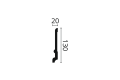 Listwa przysufitowa Wallstyl FD21 Noël & Marquet Noel & Marquet wys. 13cm