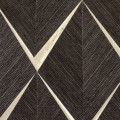 Tapeta Romby CMO Paris Sisal Losange Noir Or WSI 02 80 Sisal Wallcovering