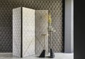 Tapeta Romby CMO Paris Sisal Losange Beige Or WSI 02 12 Sisal Wallcovering