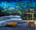 Mural tropikalna dżungla Arte 97652 Ciel Tropical  Decors & Panoramiques